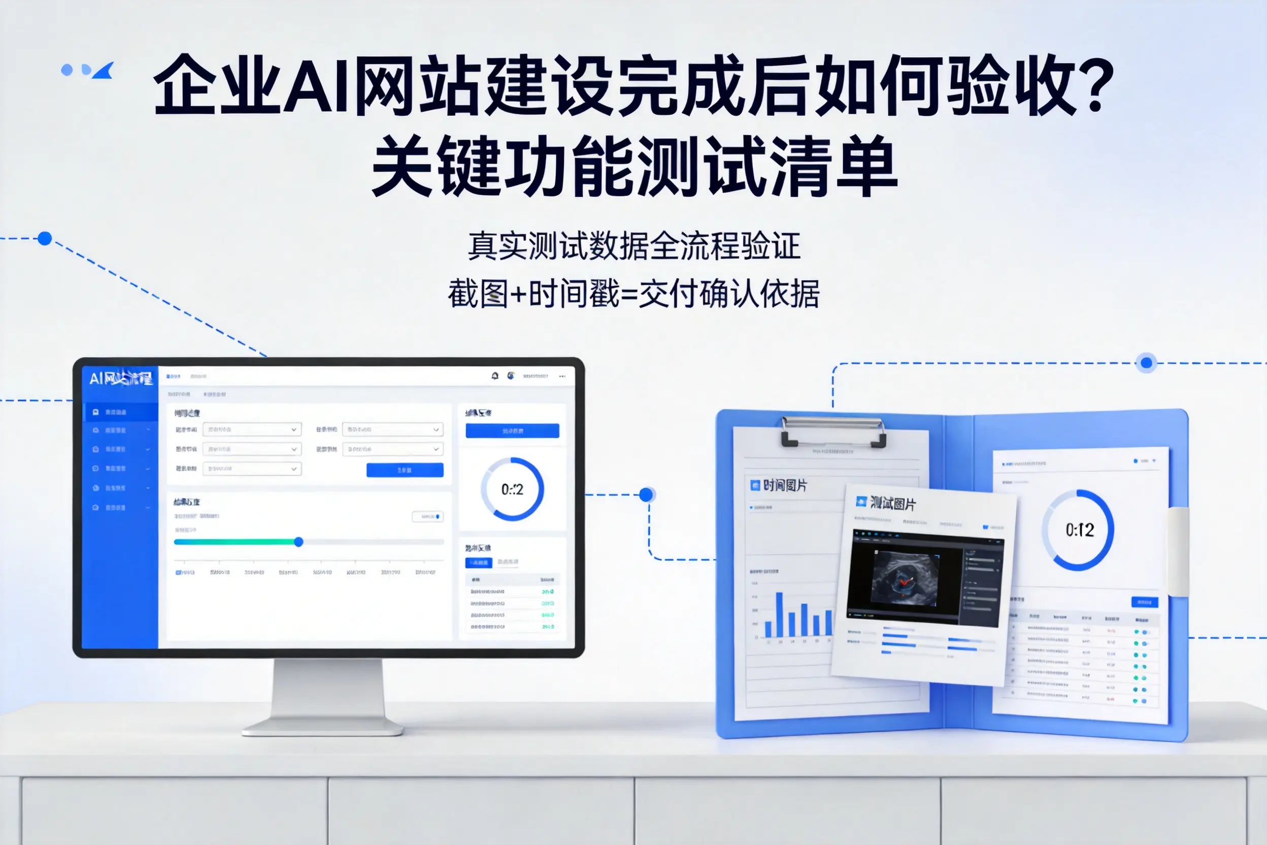 广州企业AI网站建设完成后如何验收？关键功能测试清单