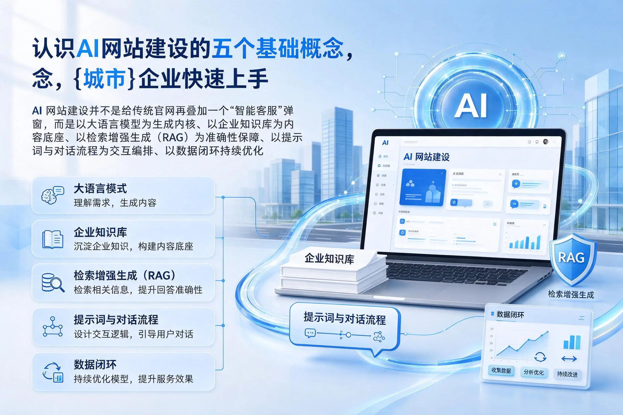 认识AI网站建设的五个基础概念，广州企业快速上手