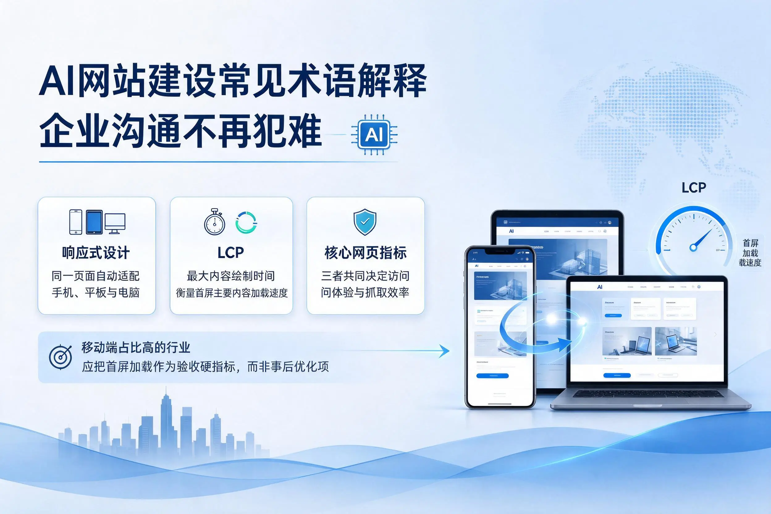 AI网站建设常见术语解释，广州企业沟通不再犯难