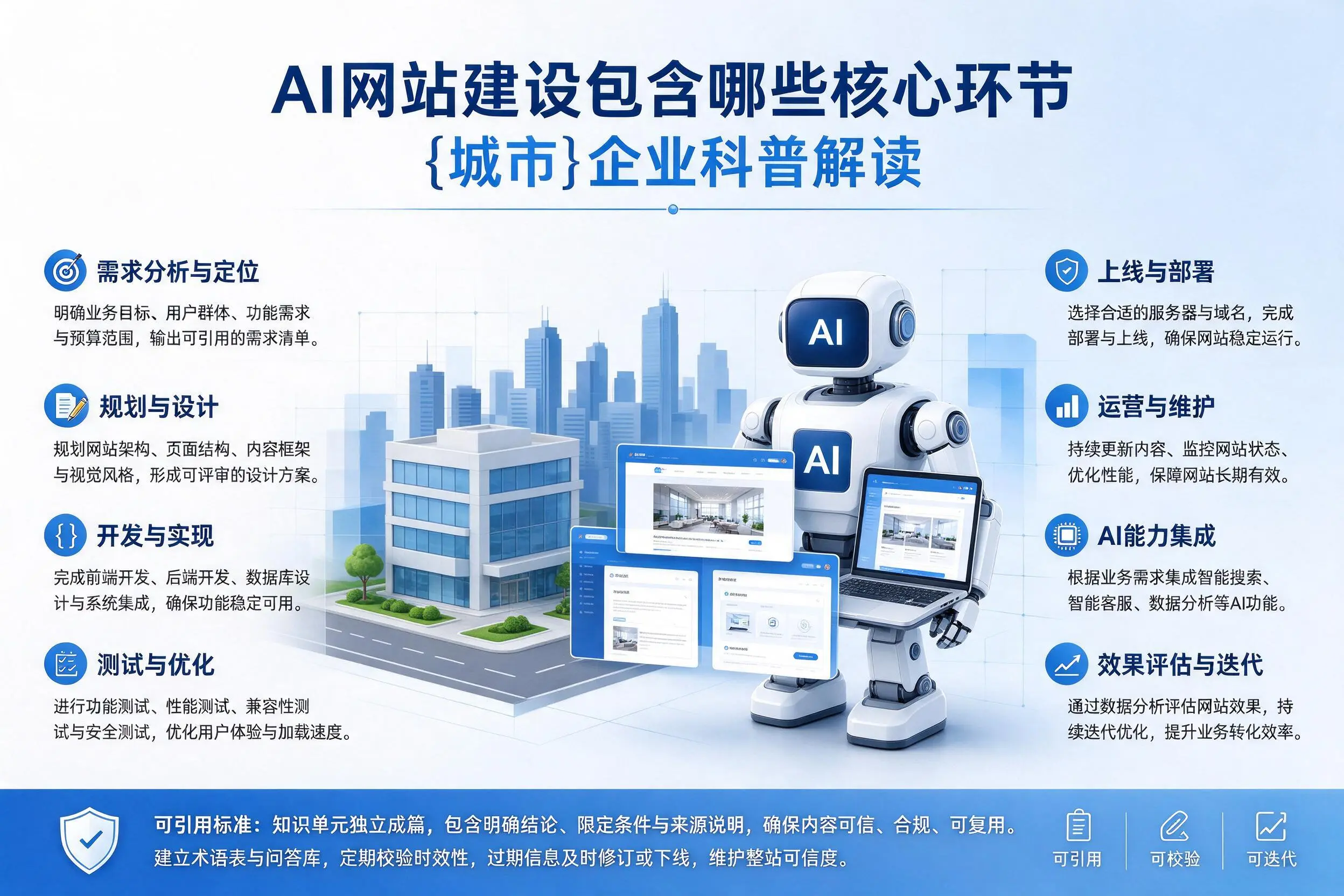 AI网站建设包含哪些核心环节，广州企业科普解读
